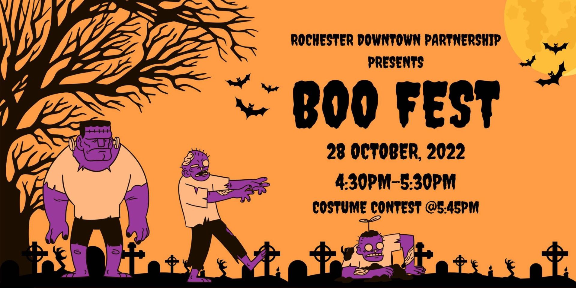 2022 Boo Fest in Downtown Rochester Fulton County Indiana